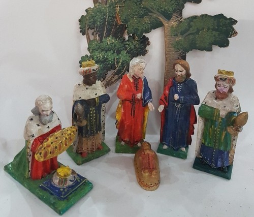 Alte grulich krippen - krippen, figuren
