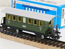 Märklin 4040 Passenger Car Donnerbüchse 2Nd Class Metal TOP! OVP 1704-18-59