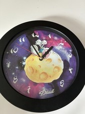 Diddl  Wanduhr Käse selten Ø 25 cm Vintage 90 er Jahre