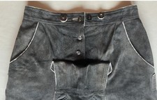 Lederhose Lodenfrei Größe 40   Länge 49 Cm Gebraucht Top am Saum Etwas Gelöst