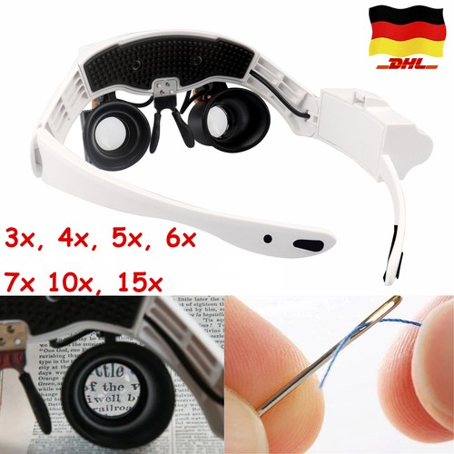 Profi led stirnlupe kopflupe - profi,
