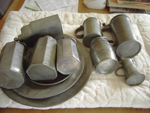 Antikes altes zinn - antikes,