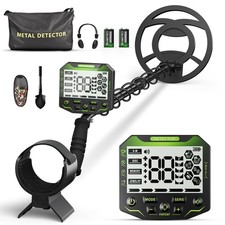 Profi Metalldetektor Metallsuchgerät 5 Modes LCD-Display IP68 Wiederaufladbare