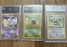 99 JP Sabrina‘s Mr. Mime 9,5 + 02  EN Venonat 9,5 + 99  German Porygon 1.st 8,5