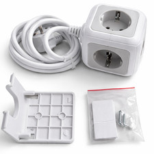 4-fach Steckdose 6 in 1