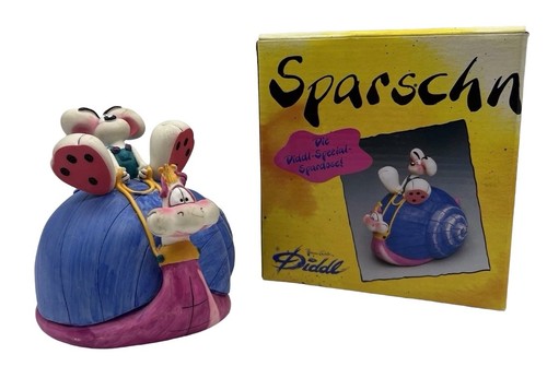 Diddl spardose auf schnecke - auf,