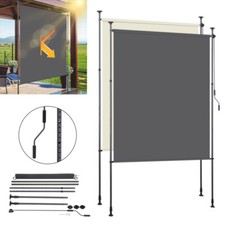 Senkrechtmarkise Sonnenschutz Schutz Balkon Außenrollo Fenstermarkise Außen