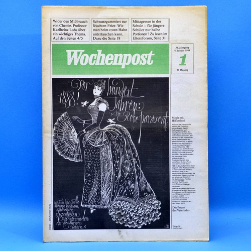 Ddr wochenpost 1989 sting - ddr,