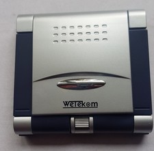 Faltbarer Welt Computer Uhr Wecker Taschenrechner Protokoll Weltzeit 80er Retro