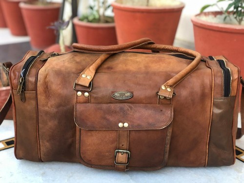 Neue reisetasche aus echtem - neue,