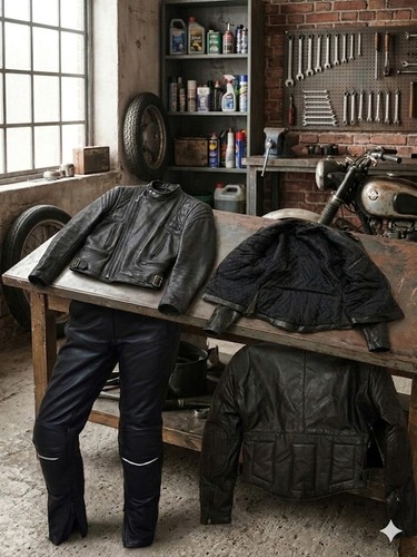 Motorradkombi leder größe - ,