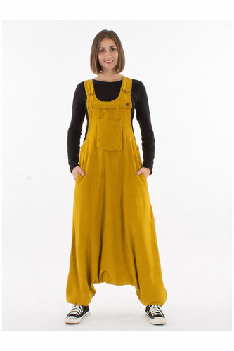Damen latzhose cord overall - latzhose,