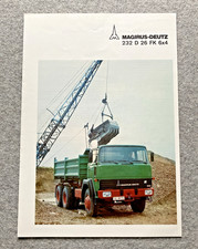 Magirus Deutz Prospekt 232 D 26 FK 6x4
