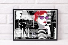 MODEDRUCK POSTER BILD FOTO