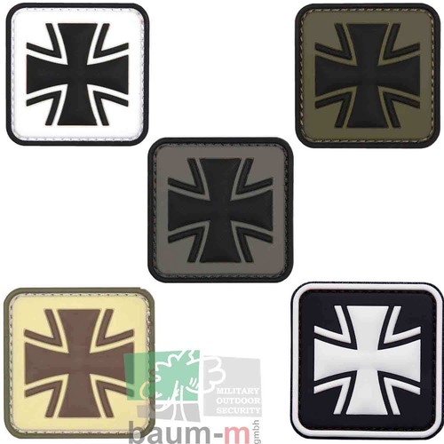 Rubber patch eisernes kreuz - 3d,