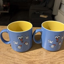 X2 Funky Blau & Gelb Retro