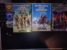 Konvolut gebrauchter DSA Das Schwarze Auge Abenteuer, Würfel, Regelwerke