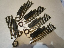 5x Fleischmann 1723 1724  links und rechts gebogene / gerade Elektroweiche H0