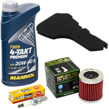 Wartung Set  für Vespa ET4 125 ET125 1996-00 Öl 1L Luftfilter Ölfilter Zündkerze