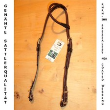 BioThane Einohrtrense auf Maß Trense Westerntrense Hackamore LG Glücksrad Flower