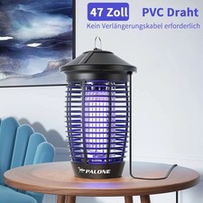 PALONE Elektrischer Insektenvernichter 20W，UV-Licht, 4500V, ohne Chemikalien