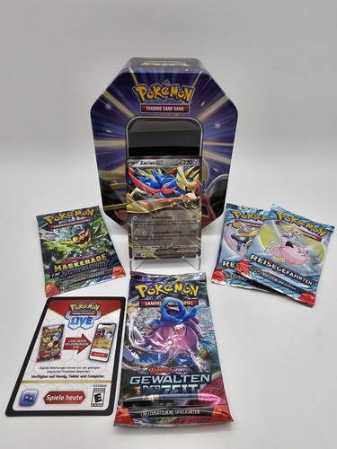 Pokemon zacian tin box - zacian,