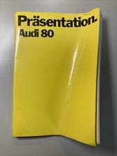 gebogen 1972 original Audi 80 Präsentation für Auto Verkäufer / Auto Oldtimer