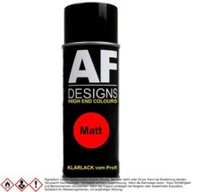 Klarlack Spraydose matt