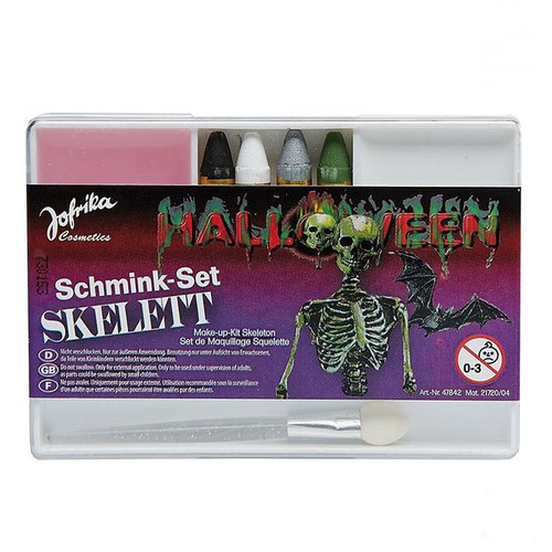 Skelett kinder schminke - skelett,