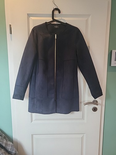 Wildleder imitat damenjacke - wildleder,