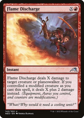 Mtg flame discharge - [mtg], (foil)