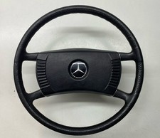 Mercedes W116 W114 W115 R107 C107 W107 Lenkrad Kunstleder Chrom Spangen