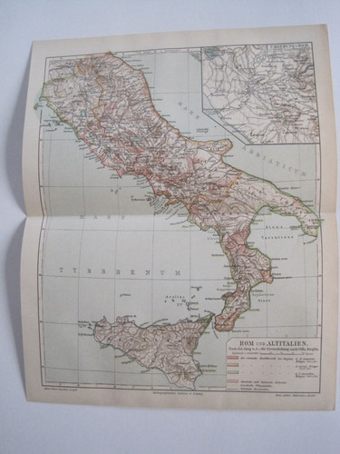 Antike landkarte stadtplan - antike, landkarte/stadtplan