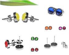 EDELSTAHL Ohrstecker Ø 6mm