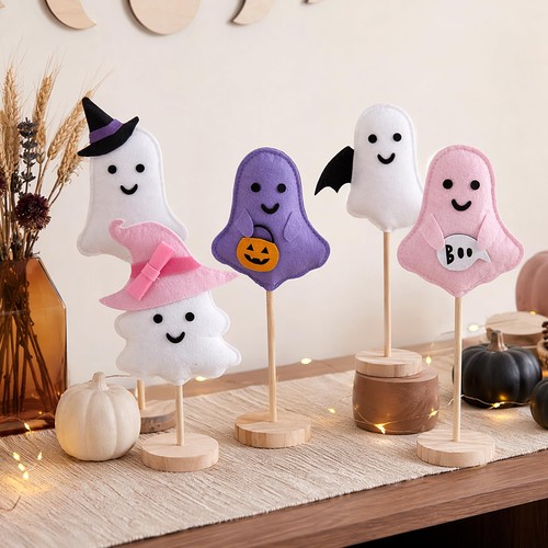 Halloween geister figuren filz - figuren,