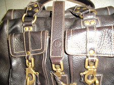 XL Bogner Leder Tasche /Weekender, Farbe Braun , ausgefallen, robust, vintage