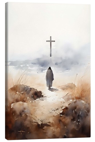 Leinwandbild jesus und - jesus, das