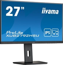 iiyama ProLite XUB2792HSU-B5 Monitor 27" FHD 1920x1080 IPS DP HDMI VGA 75Hz 4ms
