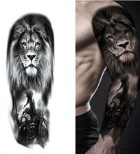 XXL Temporäres Tattoo Löwe