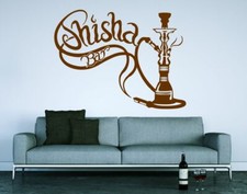 Wandtattoo shisha bar - bar,