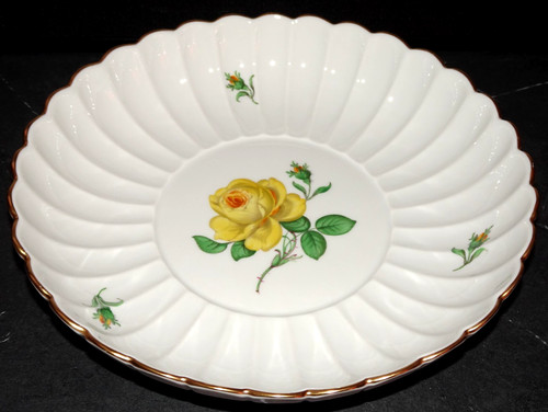 Meissen gelbe rose - meissen,