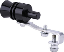 Turbo Whistle Auspuff Sound Silencer Automatischer Blasventil Simulator Schwarz