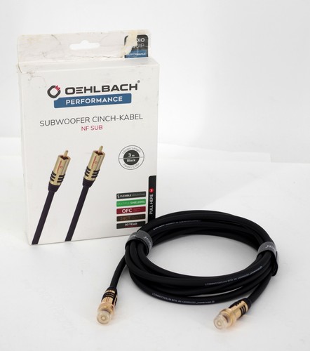 Subwoofer cinch kabel - subwoofer, nf