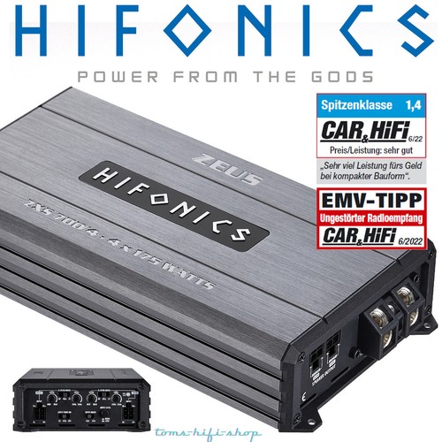 Hifonics kanal 750 - 4-kanal, rms