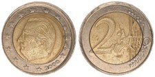 Fehlprägung Belgien 2 Euro