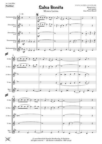 Saxophon quintett noten - quintett,