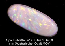 Opal Dublette L=17,1 B=7,1