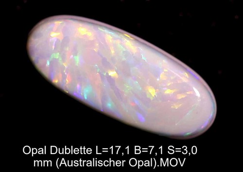 Opal dublette b 7 - l=17,1, b=7,1