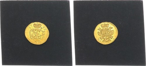 Sachsen coburg dukat 1743 - sachsen-coburg, 1/4