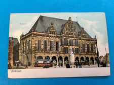 Postkarte, Ganzsache, Deutsches Reich, Bremen, Rathaus, ungelaufen